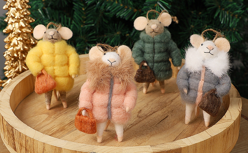 Christmas Felt Mice