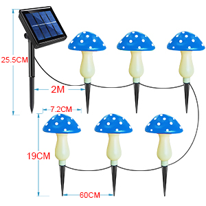 mushroom garden stake for decoration