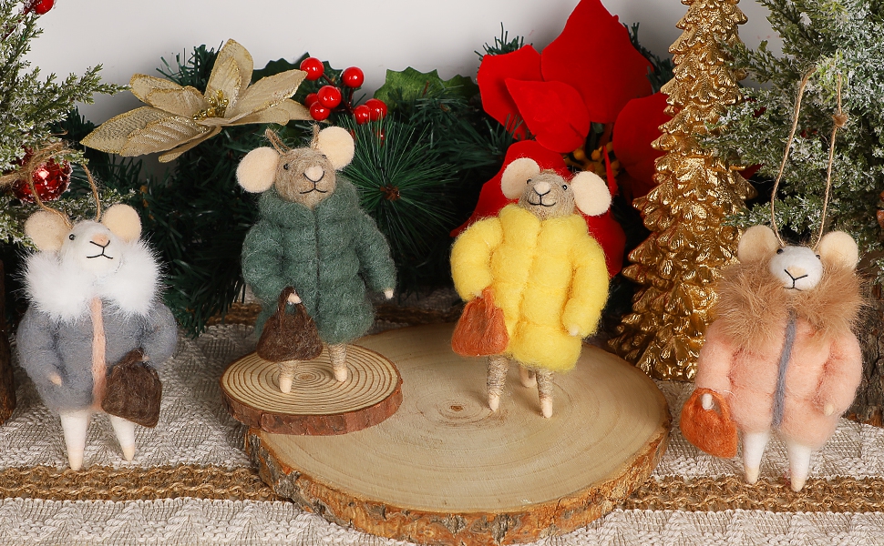 Christmas Felt Mice